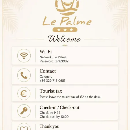 Le Palme ゲストハウス テッラジーニ